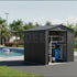 Bodega Multiuso X2 213 x 195. INCLUYE BASE DE PISO