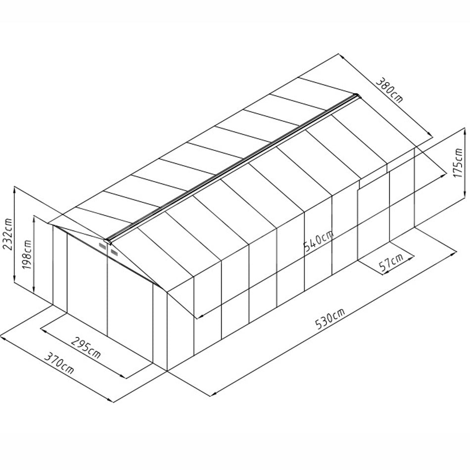 Bodega Multiuso Garage 2 - 380 x 540. SIN PISO